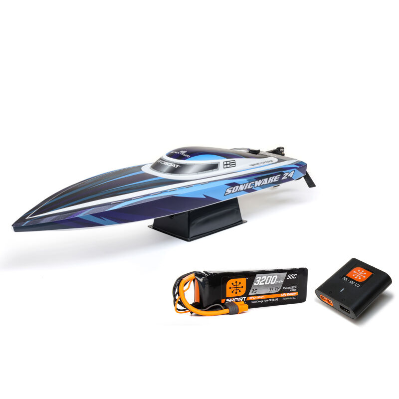Pro Boat - Sonicwake 24 Self-Righting Brushless Deep-V RTR (Battery & Charger Included) Blue (PRB-1992T2)