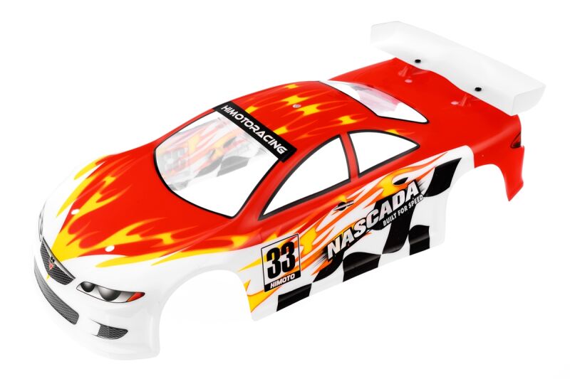 Himoto - Painted body 1/10 Onroad, red (HM10145)