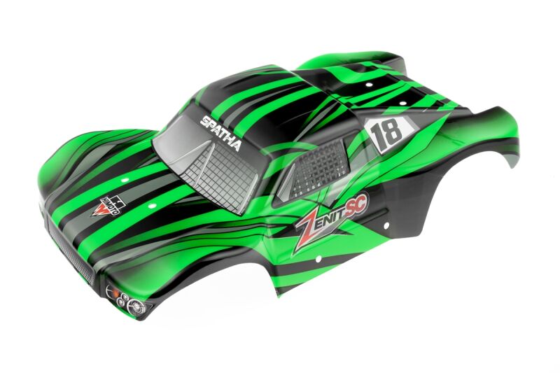 Himoto - Painted body 1/10 Short Course, green (HM31408)