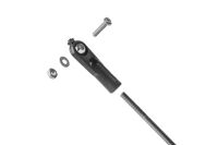 Kavan - Nylon Kugelgelenk M2 mit Messingkugel und Stahlschubstange, 100 Sätze (KAV50.0119/100)