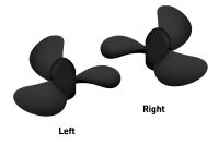 Kavan - Schiffsschraube, 40mm rechts., 5-Bl. (KAV53.2298.40)