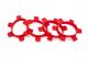 Ultimate Racing - 1/10 Buggy Tire Mounting Bands, 4 Pcs (MX-UR8402-10)