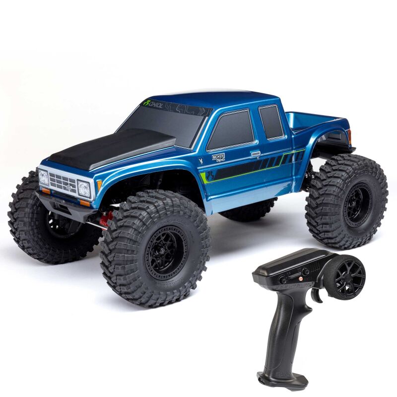 Axial - 1/10 SCX10 III Coyote 4X4 RTR Brushed Rock Crawler Blue (AXI-2036T2)