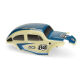 Pro-Line Racing - Class 1 VW Bug Blue Race Body Conversion Kit and Flat Iron M/T Tires Mounted 12mm Chrome Diablo (4) for ARRMA TYPHON GROM (PRO368000T1)