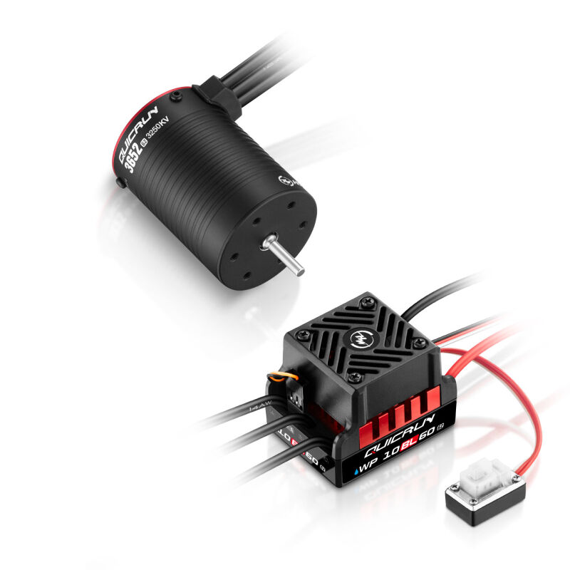 Hobbywing - Combo WP10BL60 G2 3652SL 3250kV G2 Sensorless (HW38020396)