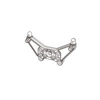 MJX - Stoßdämpferträger hinten (MX-14180)