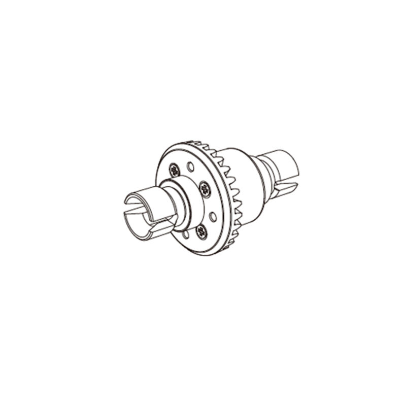 MJX - Vollmetallgetriebe-Differentialgehäuse (MX-16420Y)
