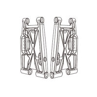 MJX - Hinterer unterer Querlenker (MX-P73250)