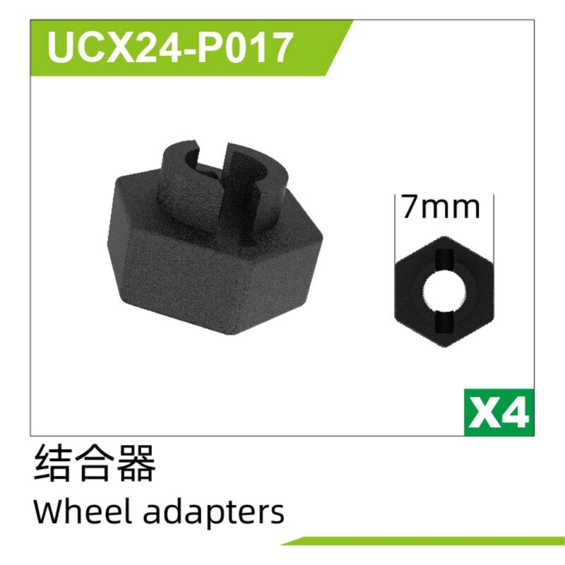 UDI R/C - Wheel adapters(4pcs) UCX2401 & UCX2402 (UCX24-P017)