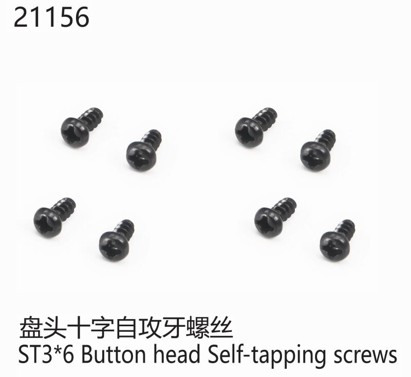 Yikong - Button Head Taping Screw ST3*6 (YK21156)