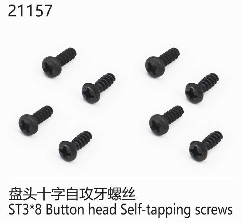 Yikong - Button Head Taping Screw ST3*8 (YK21157)