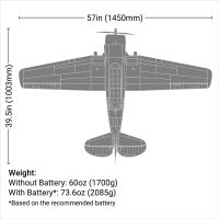 SNJ-5/AT-6 Texan 1.5m BNF Basic mit AS3X+ & SAFE Select - 1450mm