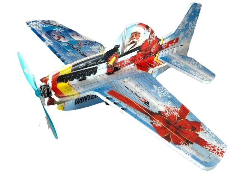 Cartoon Warbird Mustang P-51 winter Edition - 550mm