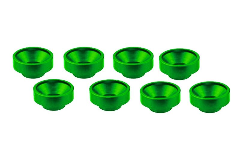 Ultimate Racing - M3 Aluminium Servo Washer Green, 8 Pcs. (MX-UR1507-GR)