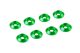 Ultimate Racing - 3mm Aluminium Cap Head Washer Green, 8 Pcs. (MX-UR1521-GR)