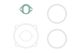 Kavan - Gasket set cylinder head, backplate, cam plate inlet manifold) FS91AR (KAV28.3216)