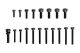 Kavan - Engine Bolt set FS120AR (KAV28.3237)