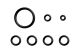 Kavan - O ring set (Carb high and low speed needle, pushrod) FS180AR (KAV28.3255)