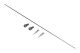 OMP - M4 tail control rod for 88T pulley (OSHM4122)