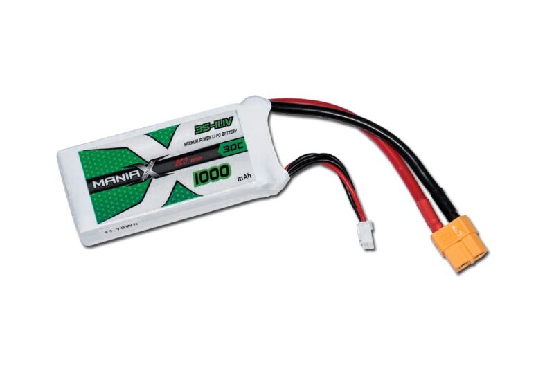 ManiaX Lipol 11.1V 1000mAh 30C (MAX2004)