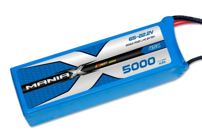 ManiaX Lipol 22.2V 5000mAh 45C (MAX3013)