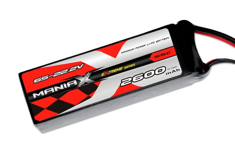 ManiaX Lipol 22.2V 2600mAh 55C (MAX4003)