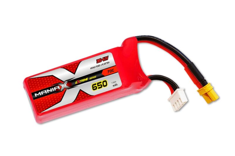 ManiaX Lipol 11.1V 650mAh 70C (MAX5001)