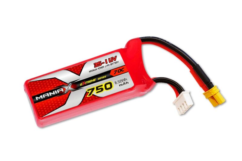 ManiaX Lipol 11.1V 750mAh 70C (MAX5002)