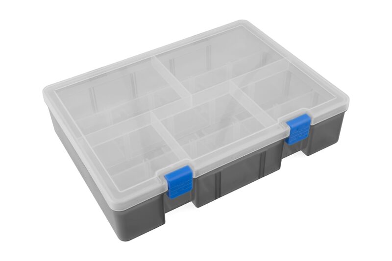 Koswork - Two Layer Parts Case 245x175x56mm (w/tray and partition) (KOS32110)