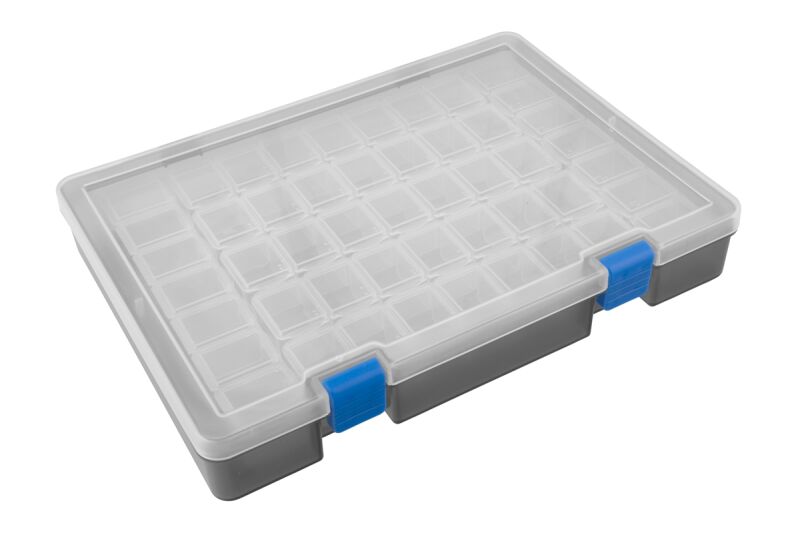 Koswork - 7x7 Parts Box 245x175x38mm (49 compartments, 7 each row) (KOS32116)