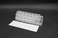 Koswork - 7 Compartments Parts Box 165x34x25mm (3 sets)...