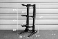 Koswork - RC Car H475mm Pit / Display Stand (3 Layer) (KOS50743)