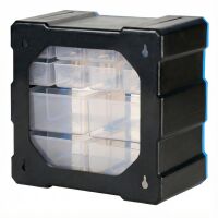 Robitronic - Kleinteilemagazin mit 12 Schubladen Blau...