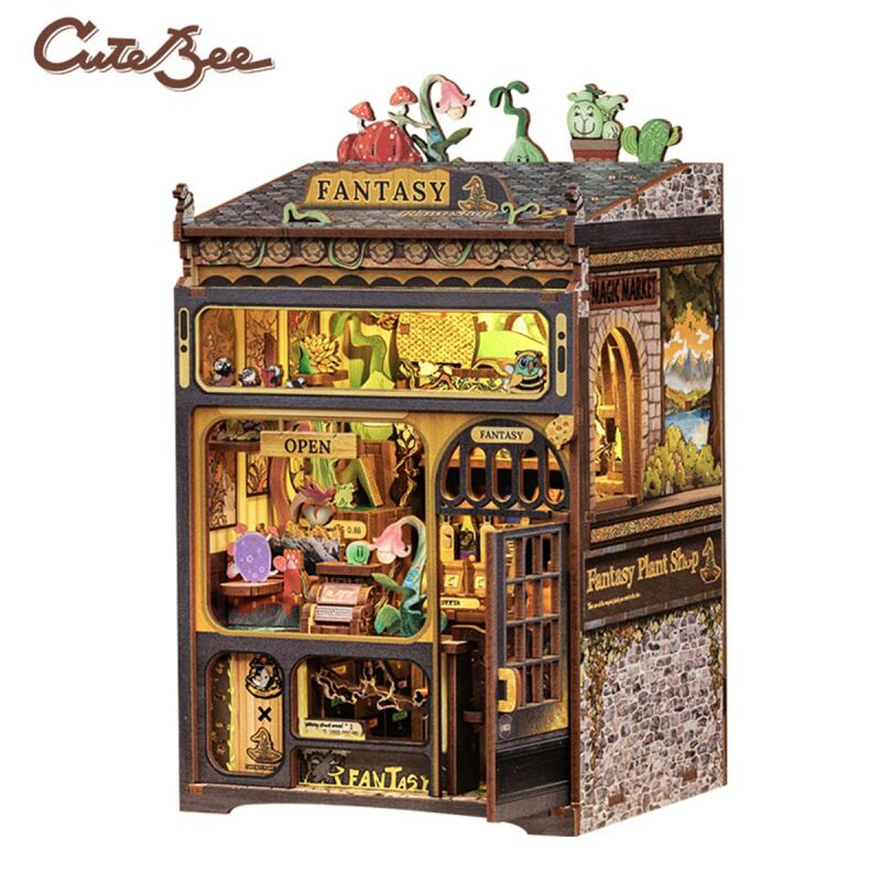 CuteBee - Fantasy Pflanzenladen DIY Book Nook (CB2001)