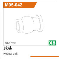 UDI R/C - Ø5*7Hollow ball(8pcs) UD1610PRO &...