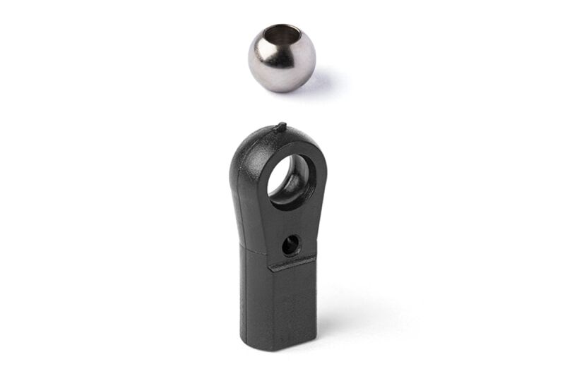 Kavan - MAXI-Kugelgelenk M3, Kugel mit Bohrung, D=6,0mm, Bohrung 3,0mm, 100 stück (KAV50.1404/100)