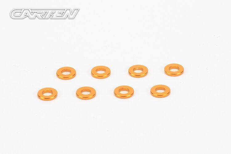 CARTEN Distanzscheibe Aluminium 3x6x1mm (8) (NBA347)