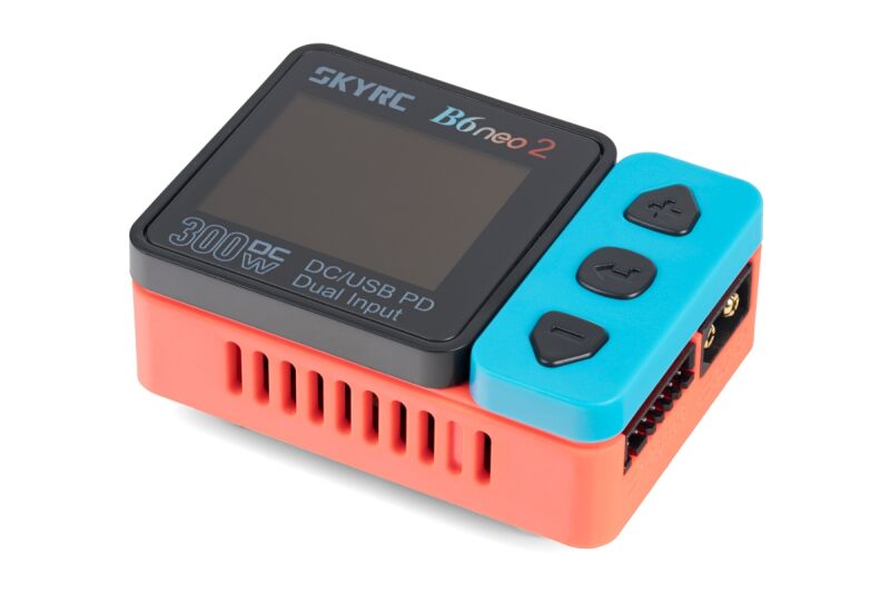 SkyRC - B6neo 2 Ladegerät blau/rot LiPo 1-6s 15A 300W (SK100225-01)