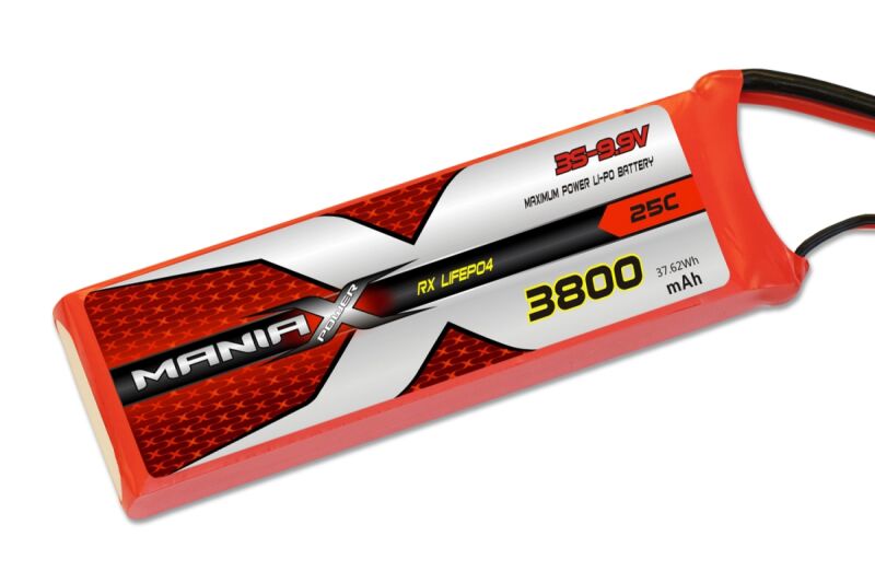 ManiaX LiFe 9.9V 3800mAh 25C (MAX0006)