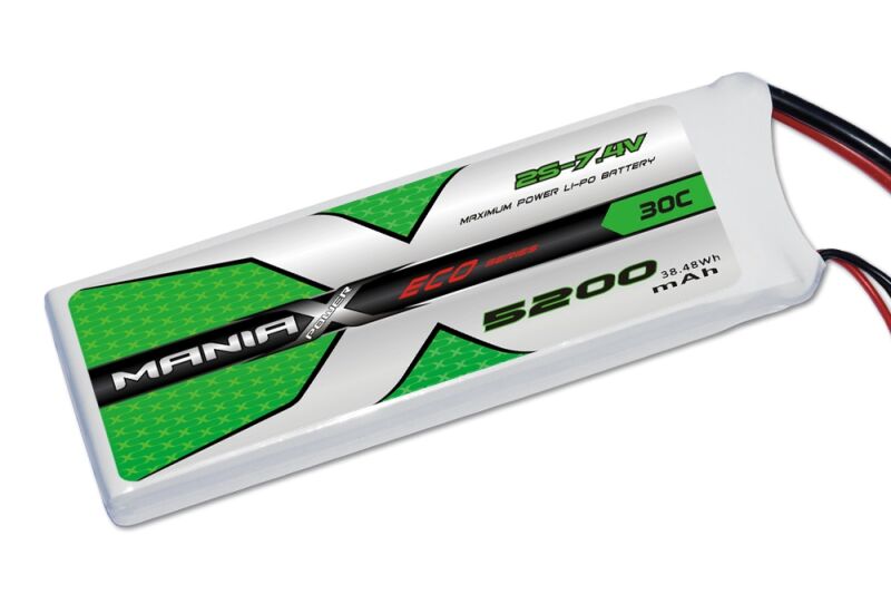 ManiaX Lipol 7.4V 5200mAh 30C RX (MAX1008)