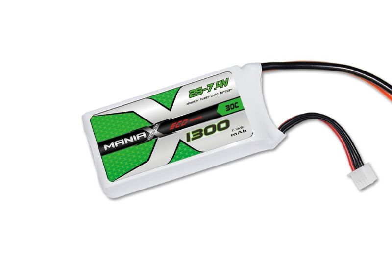 ManiaX Lipol 7.4V 1300mAh 30C (MAX2018)