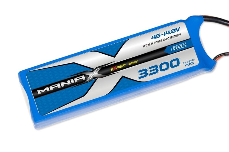 ManiaX Lipol 14.8V 3300mAh 45C (MAX3025)