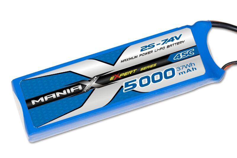 ManiaX Lipol 7.4V 5000mAh 45C (MAX3027)