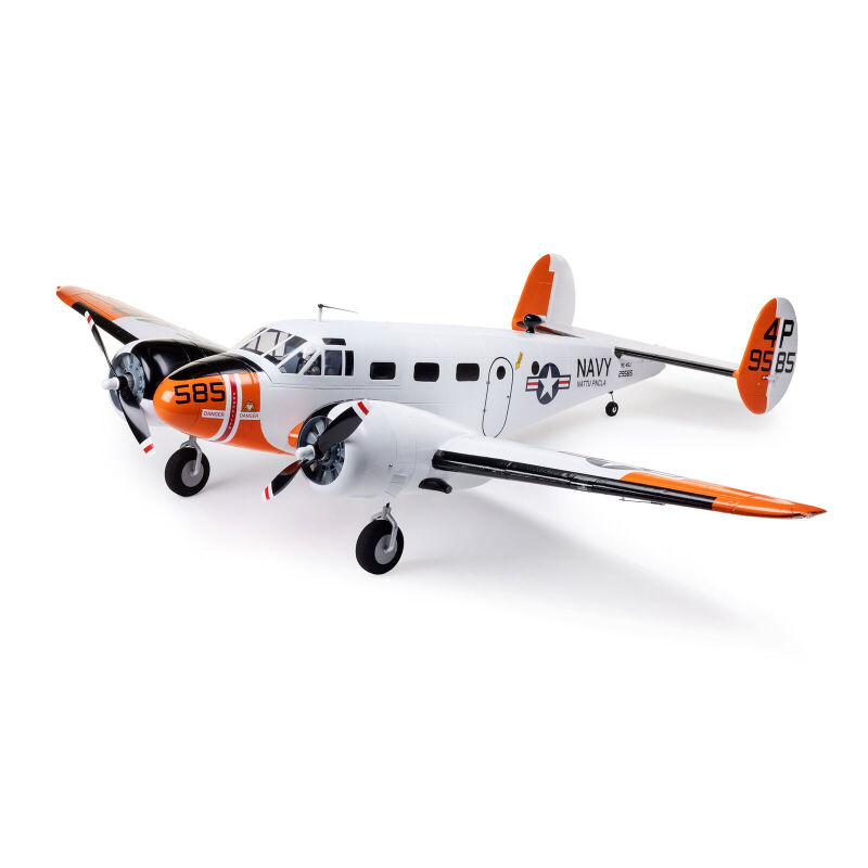 Beechcraft D18/RC-45J 1.5m BNF Basic with AS3X+ & SAFE Select - 1064mm