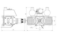 NGH GTT130-G Benzin-Zweitaktmotor (NGHGTT130)