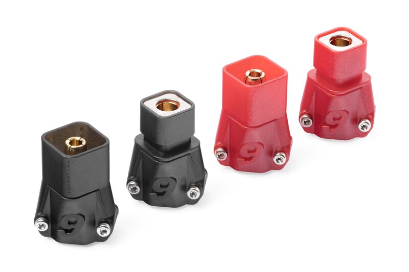 SupraX S6 6808 ASST Lötfreier Anti-Spark Stecker (2 Paar)