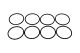 SWORKz 1/10 BBS Big Bore Shock Spring Adjust Nut O-Ring (8PC) (SW400036)