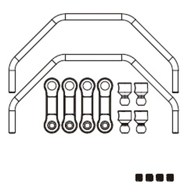 MJX - Vorderer / Hinterer Stabilisator (MX-P10124)
