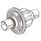 MJX - Vordere Differential-Baugruppe (MX-P10424F)