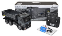 Mercedes-Benz Arocs LKW Kipper PRO Metall V2 RTR grau